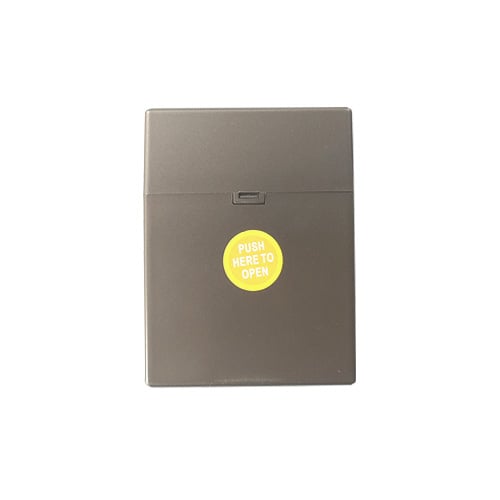 Sigarettendoosje 45 stuks push metallic goud-