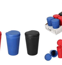Auto asbak blauw