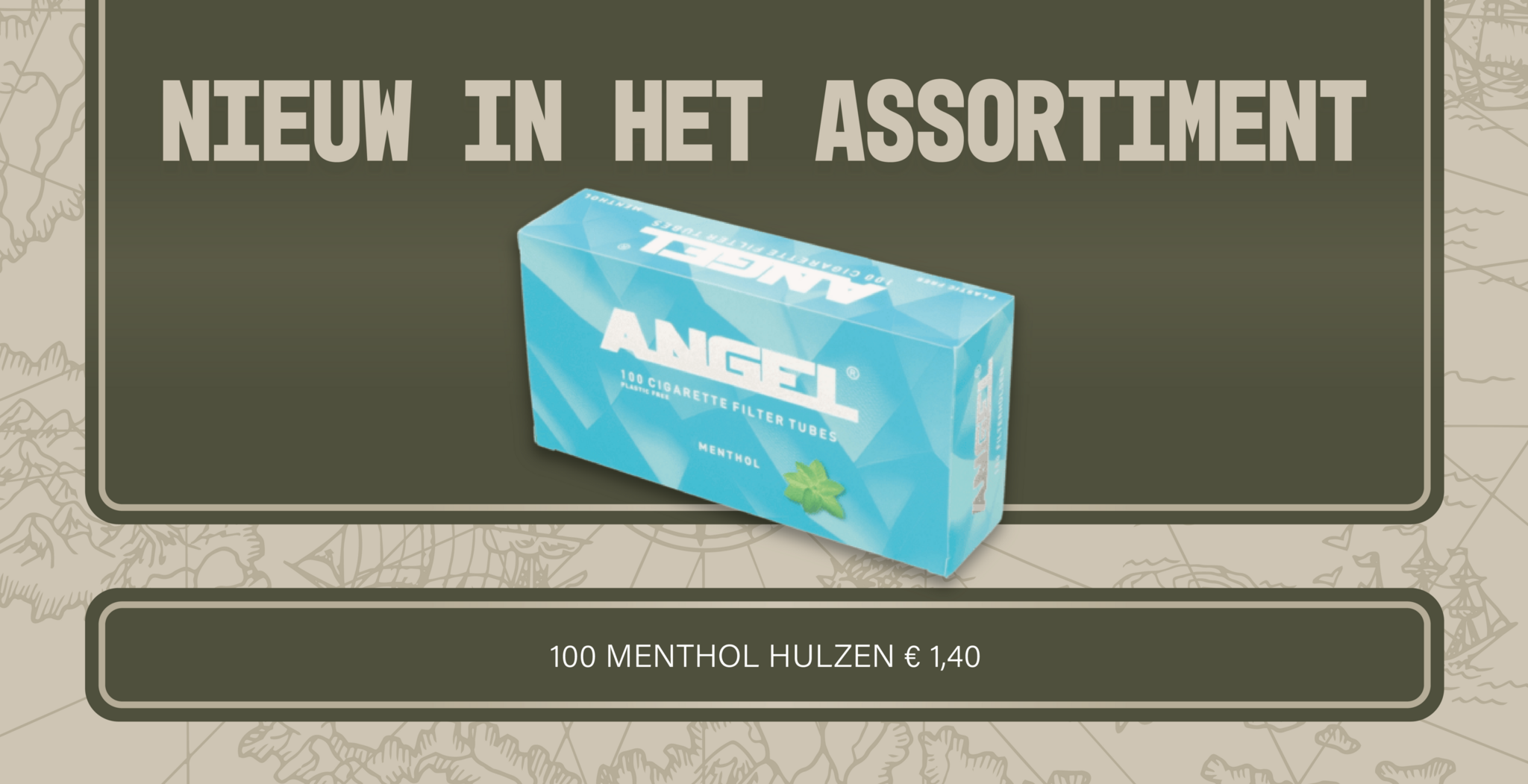 Menthol hulzen Nieuw