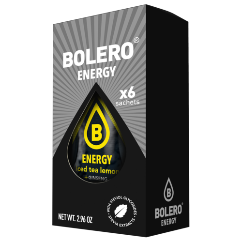  Bolero® ENERGY Iced tea Lemon 500ml (6 x 14g) 