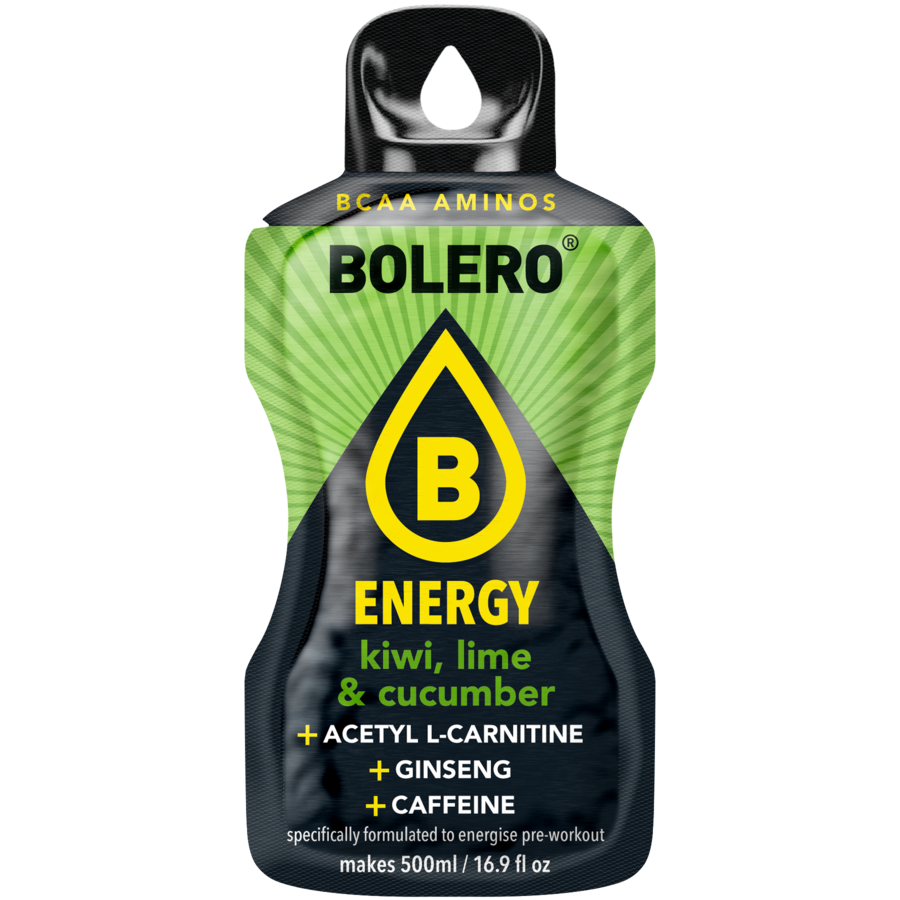 ENERGY Kiwi, Lime & Cucumber 500ml (6 x 14g)