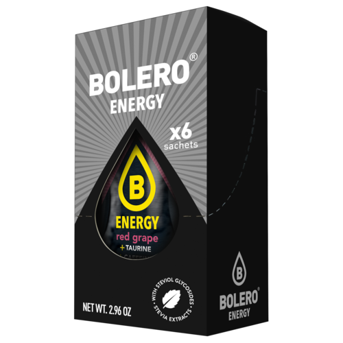  Bolero® ENERGY Red Grape 500ml (6 x 14g) 