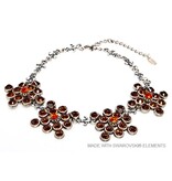 Bijou Gio Design™ HW0708 C16 Bruine Square Collier