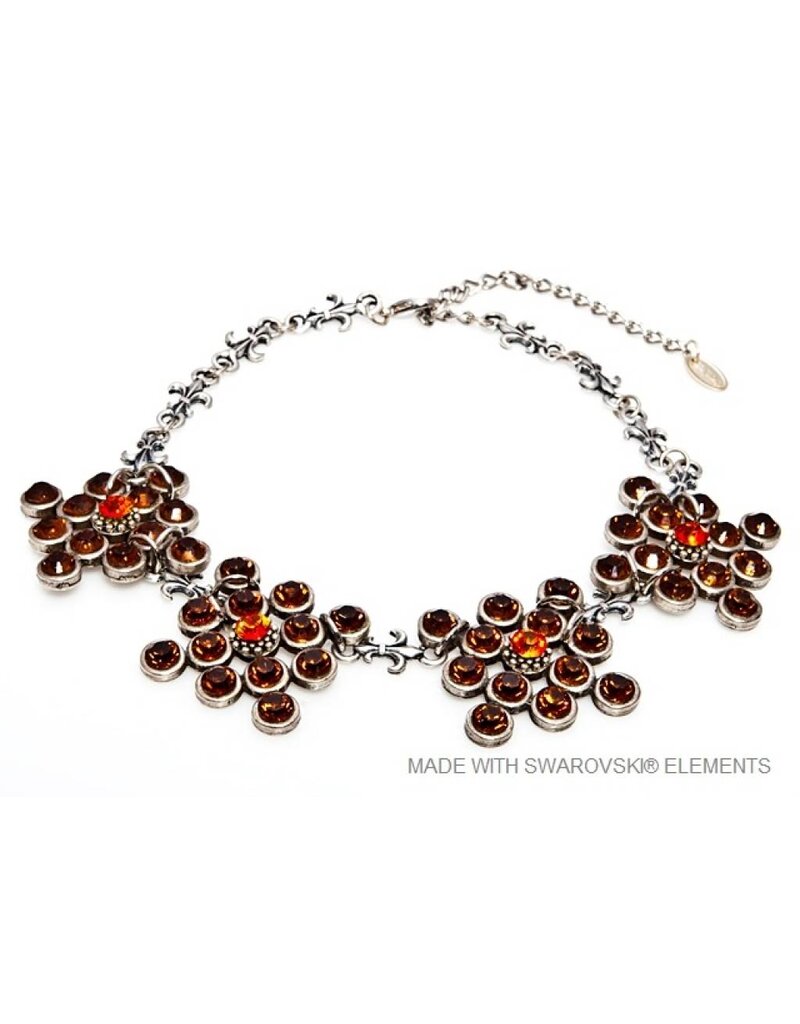 Bijou Gio Design™ HW0708 C16 Brown Square Necklace