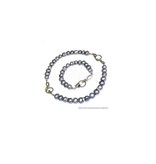 Bijou Gio Design™ Set Stainless Steel Pearl Bracelet and Pearl Necklace