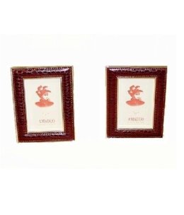 Luxurious Picture frame Bordeaux 16 x 12 cm