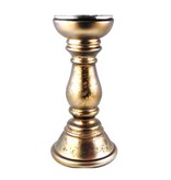 Candlestick Antique Look with Scented Candle