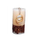 Candlestick Antique Look with Scented Candle