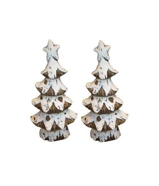 Beeld Kerstboom van Gilde Aardewerk - Set van 2 stuks