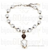 Bijou Gio Design™ Collier Bruin Kristal Bijou Gio Design™ Collier Bruin Kristal