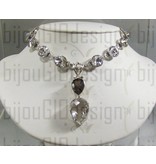 Bijou Gio Design™ Collier Bruin Kristal Bijou Gio Design™ Collier Bruin Kristal