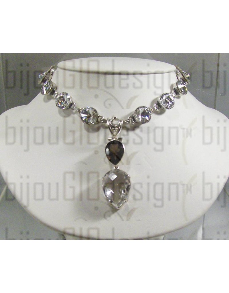 Bijou Gio Design™ Brown Crystal Necklace