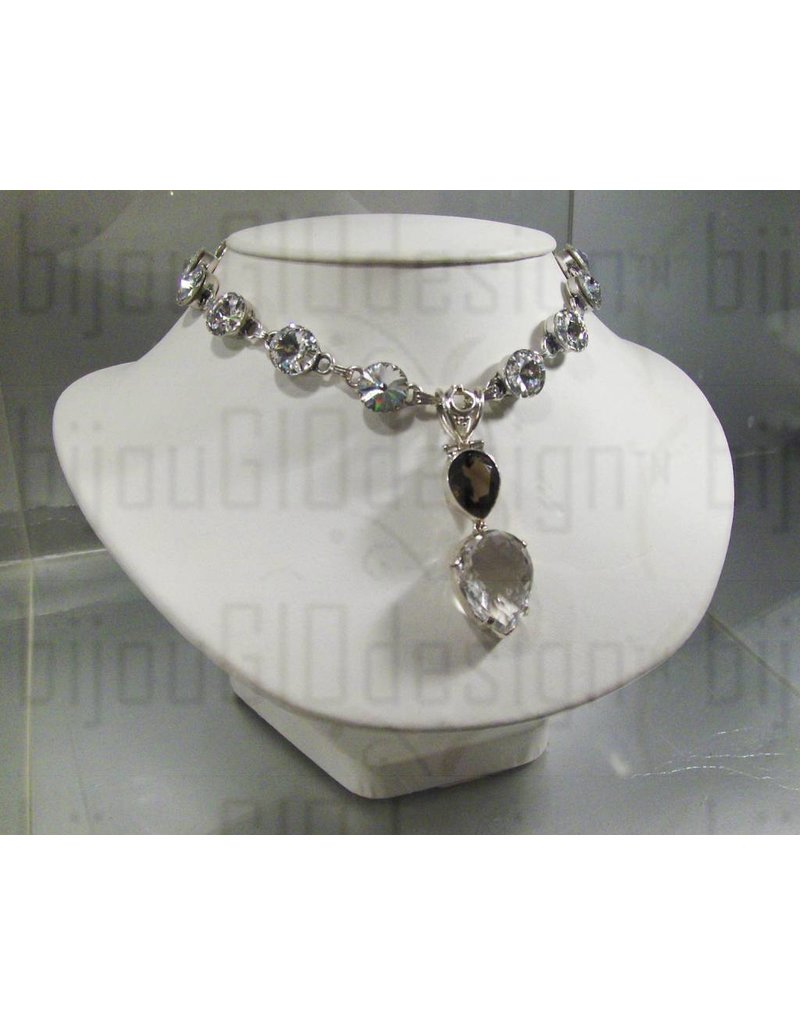 Bijou Gio Design™ Brown Crystal Necklace