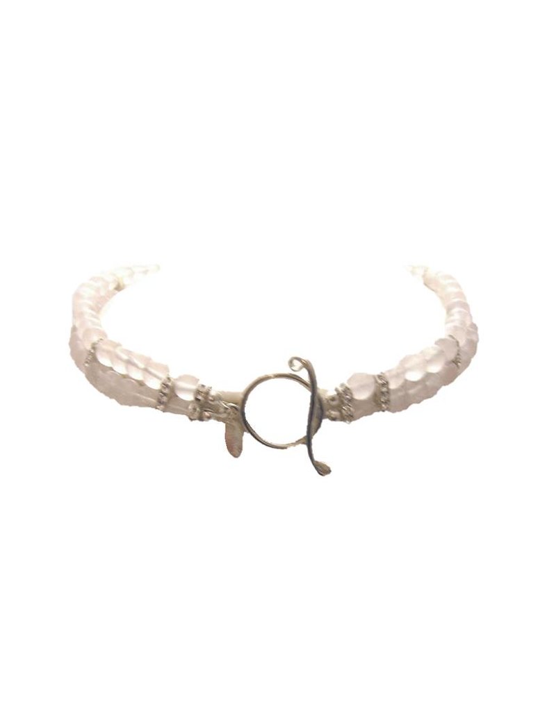 Bijou Gio Design™ Collier Rozenkwarts Bloem