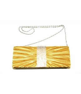 Gold Evening Bag I-Strass