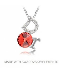 Pendant DOR with Swarovski Elements and Necklace