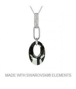 Pendant with Swarovski Elements and Necklace