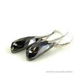Bijou Gio Design™ Zilveren Oorbellen met Swarovski Elements Wing "Silver Night" Bijou Gio Design™ Zilveren Oorbellen met Swarovski Elements Wing "Silver Night"