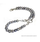 Bijou Gio Design™ Set Stainless Steel Pearl Bracelet and Pearl Necklace