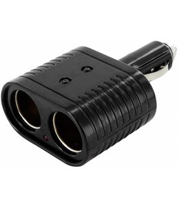 Mobiparts Mobiparts Premium Dual Socket (8A) Car Charger Black