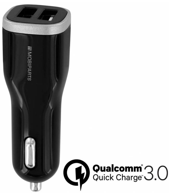 Mobiparts Mobiparts Quick Charge Car Charger Dual USB 5A Black