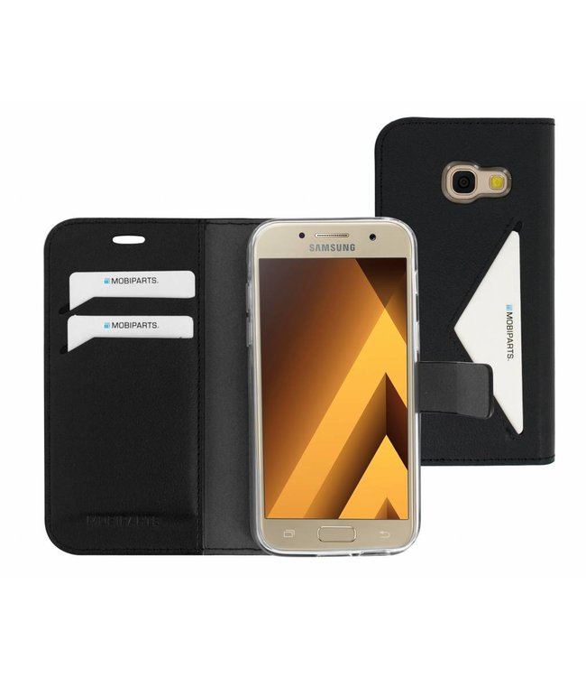 Mobiparts Mobiparts Classic Wallet Case Samsung Galaxy A3 (2017) Black