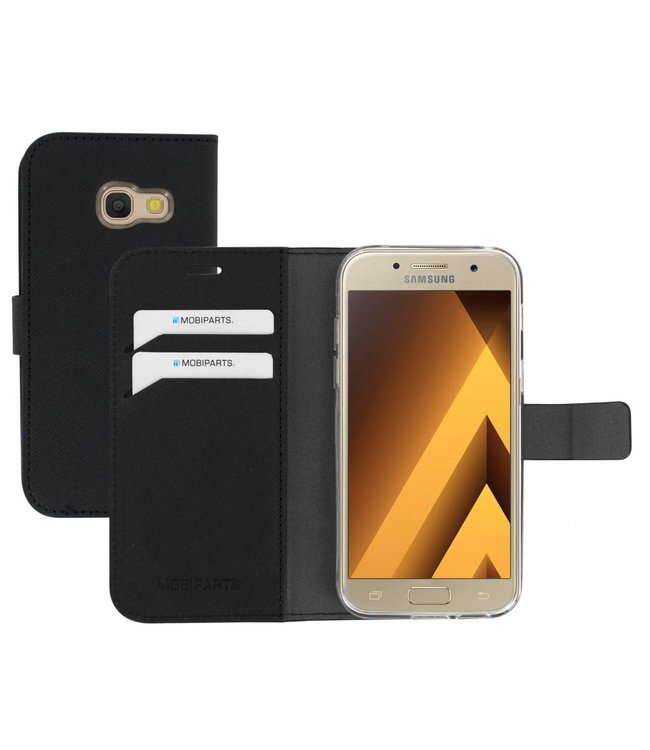 Mobiparts Mobiparts Saffiano Wallet Case Samsung Galaxy A3 (2017) Black