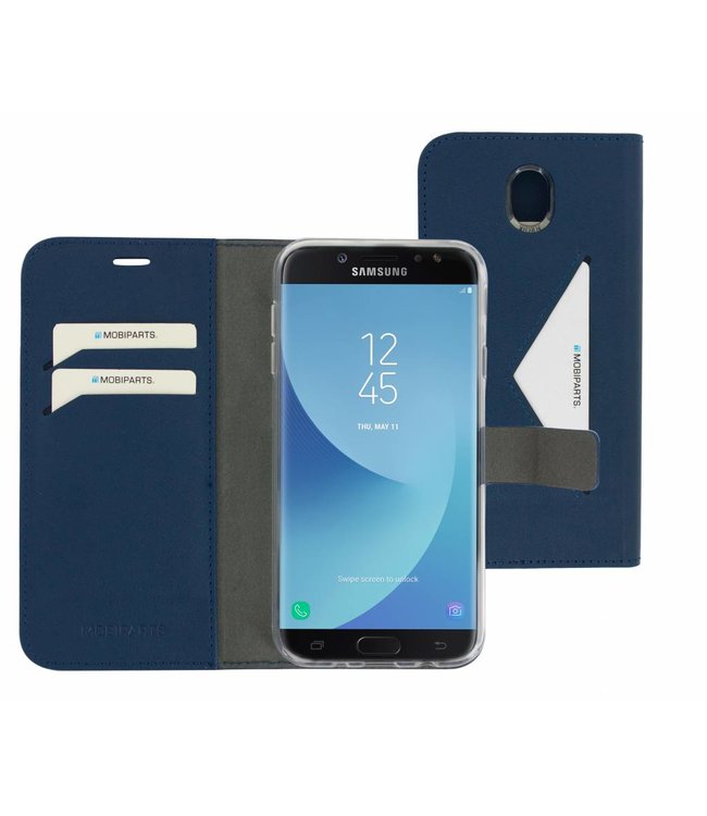 Mobiparts Mobiparts Classic Wallet Case Samsung Galaxy J7 (2017) Blue