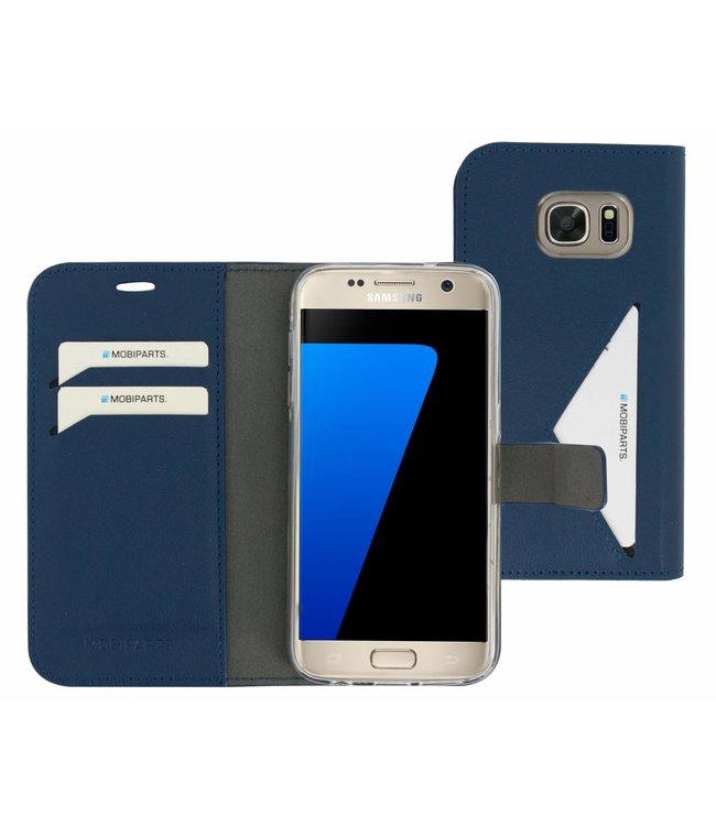 Mobiparts Mobiparts Classic Wallet Case Samsung Galaxy S7 Blue