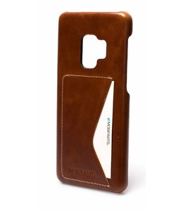 Mobiparts Mobiparts Excellent Backcover Samsung Galaxy S9 Oaked Cognac