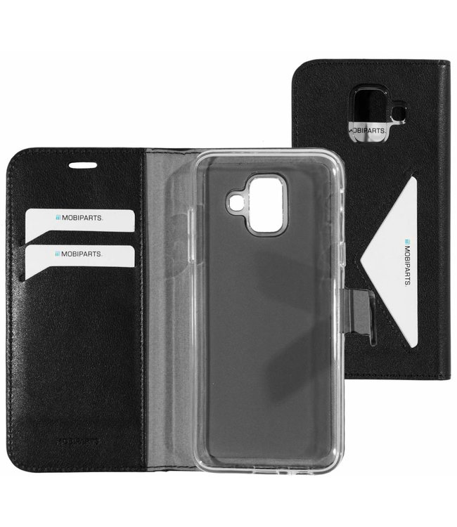 Mobiparts Mobiparts Classic Wallet Case Samsung Galaxy A6 (2018) Black