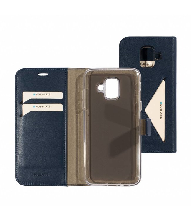 Mobiparts Mobiparts Classic Wallet Case Samsung Galaxy A6 (2018) Blue