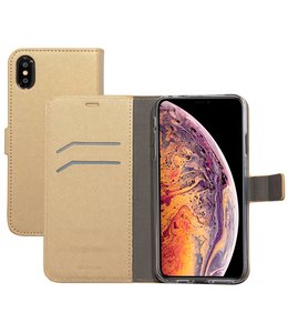 Mobiparts Mobiparts Saffiano Wallet Case Apple iPhone XS Max Gold