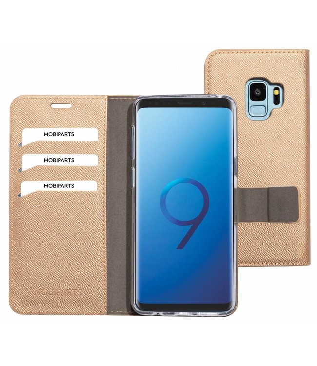 Mobiparts Mobiparts Saffiano Wallet Case Samsung Galaxy S9 Copper