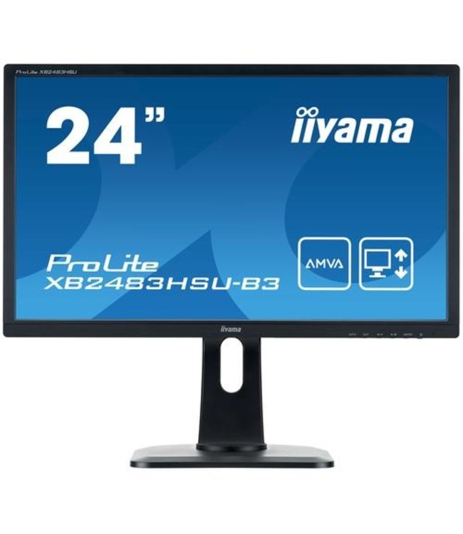 iiyama ProLite XB2483HSU-B3 LED display 60,5 cm (23.8") 1920 x 1080 Pixels Full HD Zwart