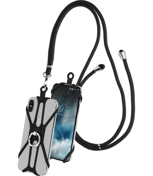 Mobiparts Mobiparts Universal Phonestrap Black