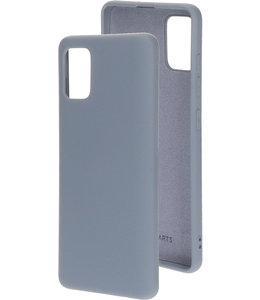 Mobiparts Mobiparts Silicone Cover Samsung Galaxy A51 (2020) Royal Grey