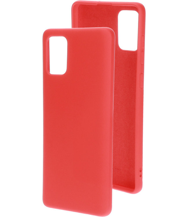 Mobiparts Mobiparts Silicone Cover Samsung Galaxy A71 (2020) Scarlet Red