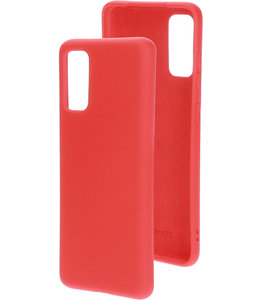 Mobiparts Mobiparts Silicone Cover Samsung Galaxy S20 4G/5G Scarlet Red