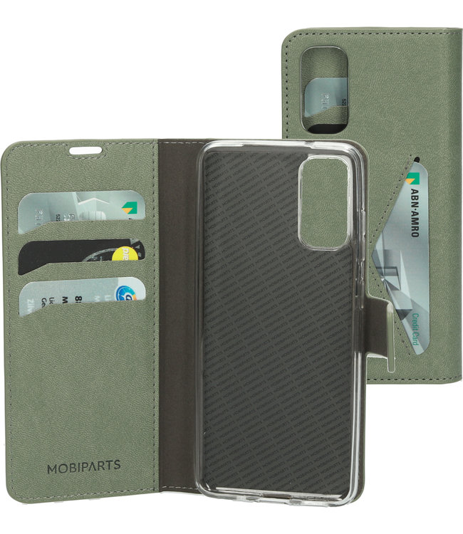 Mobiparts Mobiparts Classic Wallet Case Samsung Galaxy S20 4G/5G Stone Green
