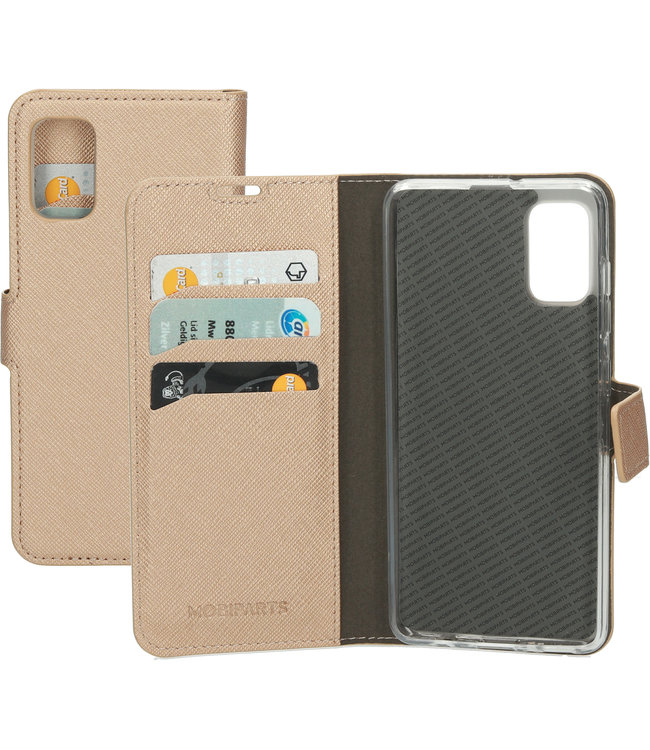 Mobiparts Mobiparts Saffiano Wallet Case Samsung Galaxy A41 (2020) Copper