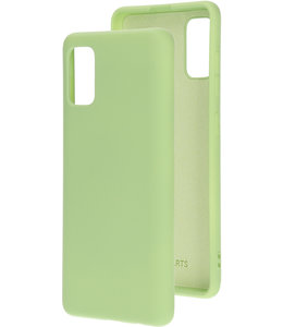 Mobiparts Mobiparts Silicone Cover Samsung Galaxy A41 (2020) Pistache Green