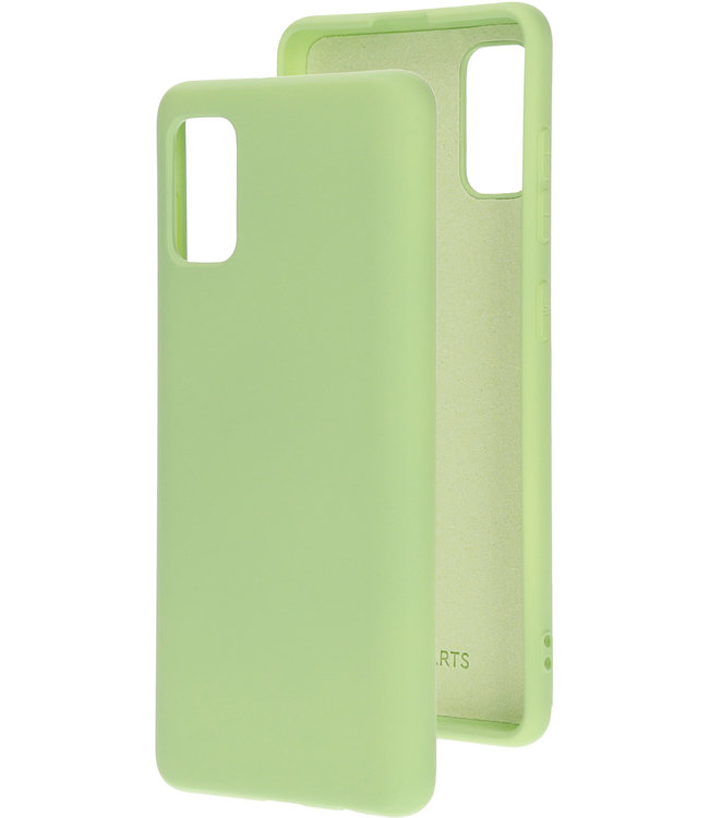 Mobiparts Mobiparts Silicone Cover Samsung Galaxy A41 (2020) Pistache Green