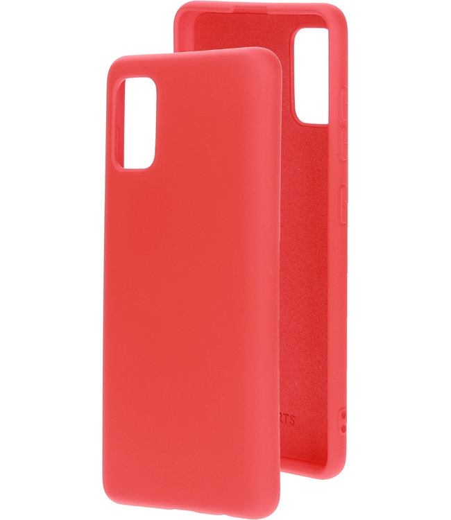 Mobiparts Mobiparts Silicone Cover Samsung Galaxy A41 (2020) Scarlet Red