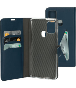 Mobiparts Mobiparts Classic Wallet Case Samsung Galaxy A21s (2020) Blue