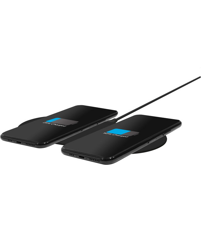 Mobiparts Dual Fast Wireless Charging Pad Black
