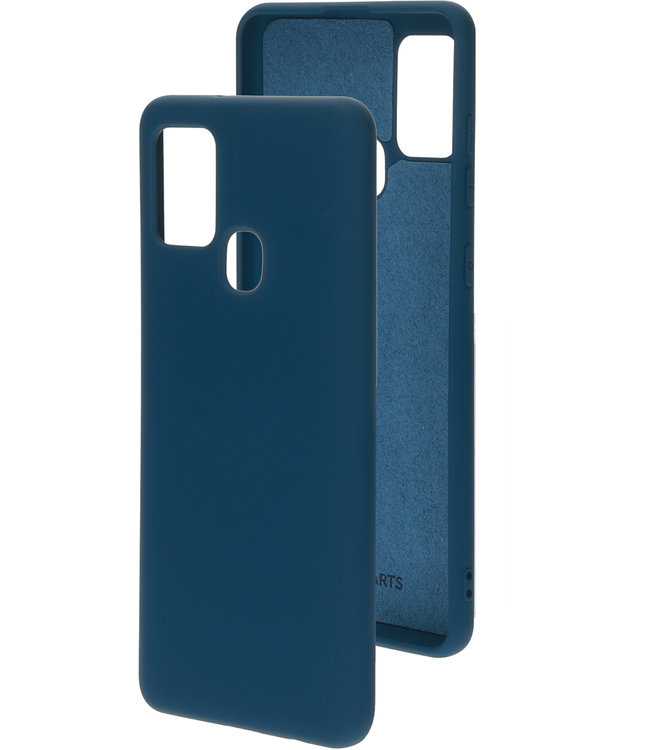 Mobiparts Mobiparts Silicone Cover Samsung Galaxy A21s (2020) Blueberry Blue