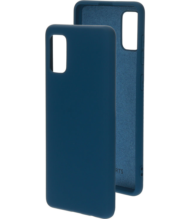 Mobiparts Mobiparts Silicone Cover Samsung Galaxy A41 (2020) Blueberry Blue