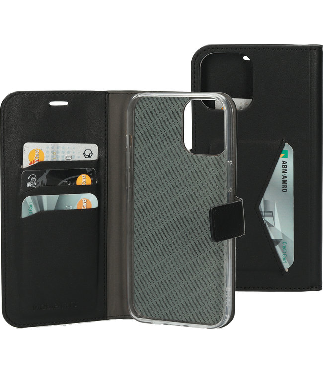 Mobiparts Classic Wallet Case Apple iPhone 12 Pro Max Black