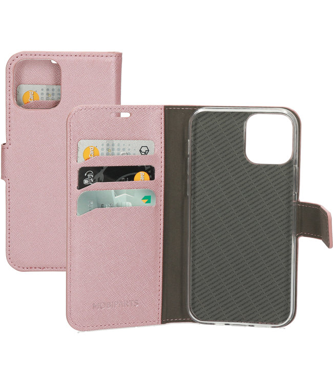 Mobiparts Mobiparts Saffiano Wallet Case Apple iPhone 12/12 Pro Pink